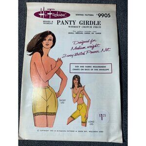 Hi Fashion Sew Misses Panty Girdle Sewing Pattern Size small M L XLarge 9905 - u